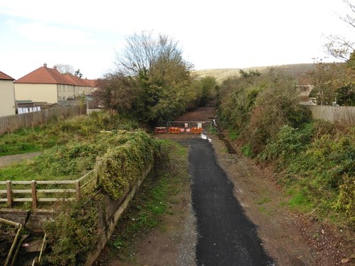 Photo 6x4 trackbed - on, former