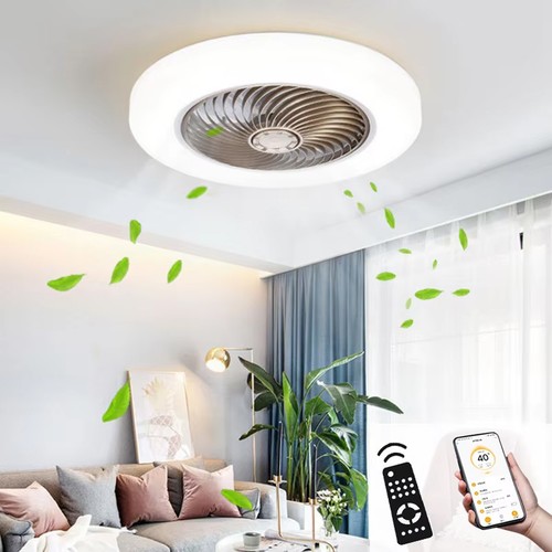 Large led ceiling fan with - led,