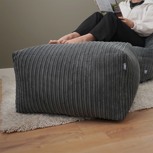 Jumbo corduroy ottoman - jumbo,