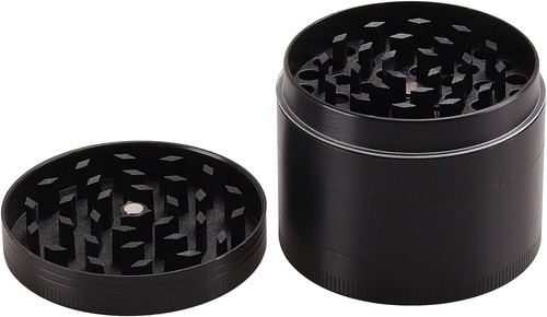 40mm black metal aluminium - black,