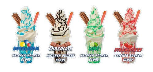 Knickerbocker glory ice - knickerbocker,