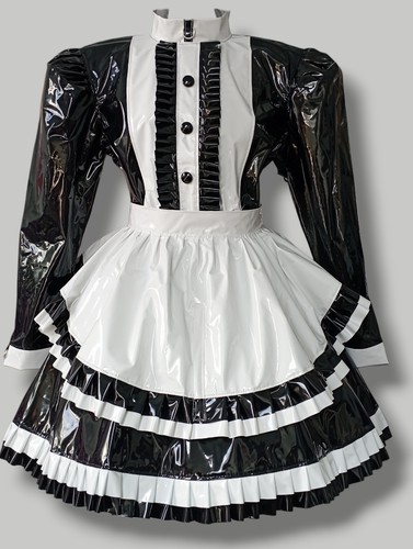 Handmade pvc sissy maid dress - pvc,