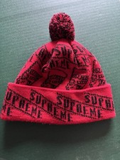 Supreme Red Bobble Hat One