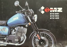 MZ ETZ 125 / ETZ 150 / ETZ 251 - ORIGINAL 1990 COLOUR SALES BROCHURE