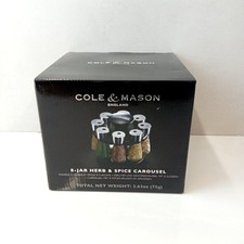 Cole & Mason 8 Jar Herb &