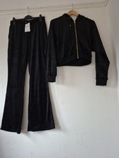 Womens Velour Tracksuit Size