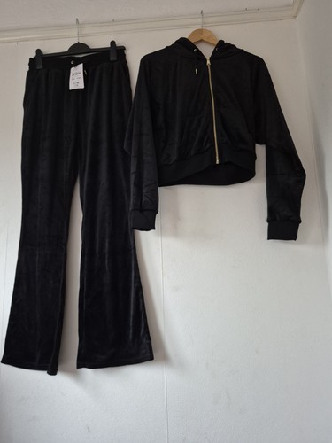 Womens velour tracksuit - velour, size