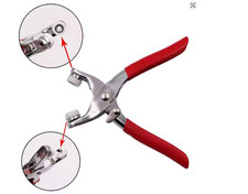 Sets Snap Fasteners Kit Tool Metal Buttons Rings with Fastener Pliers Press Tool