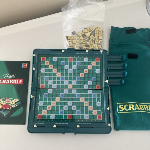 Vintage pocket scrabble - pocket, travel