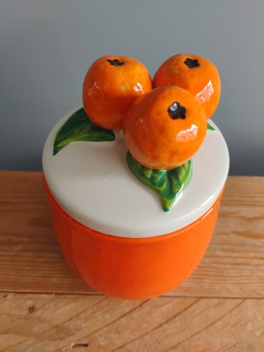 Vintage ceramic marmalade - vintage, pot