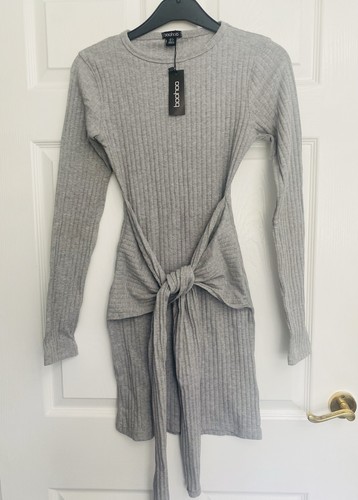 Boohoo grey marl wide - boohoo,