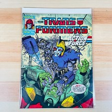 Transformers UK Marvel Comic Back & Board Issue # 167 80s Artwork