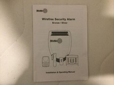 Friedland Alarm Bronze Silver Replacement Instruction Manual 868 MHZ Alarm