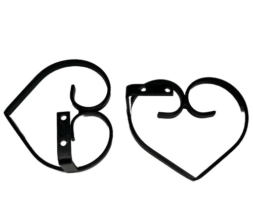 Wrought iron curtain tie backs - wrought,