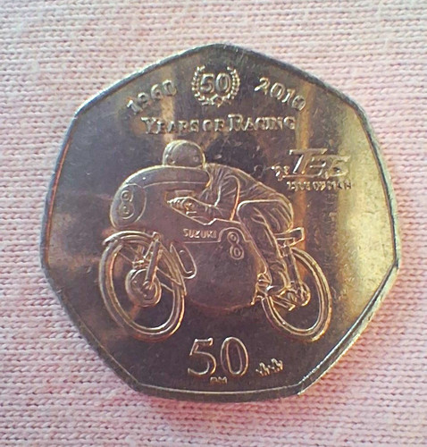 Isle man 2010 - man, 50p