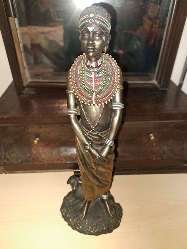 Bronze effect african masai - bronze,