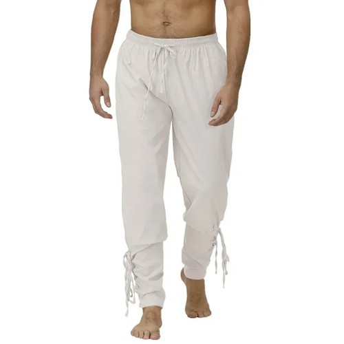 Mens pirate pants drawstring - mens,