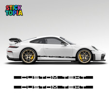 Porsche side stripe decals - porsche,