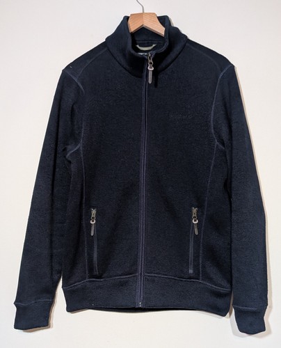 Brasher navy full zip - full, fleece