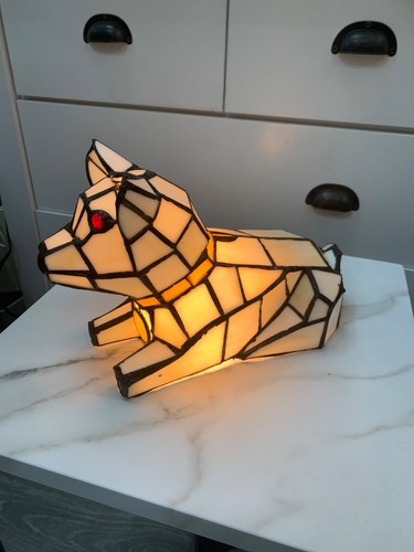 Tiffany dog handmade - tiffany,