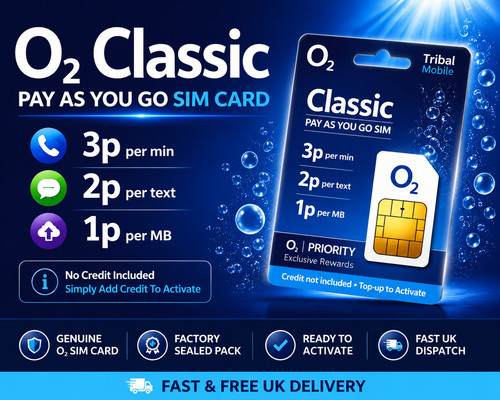 Classic sim card payg - payg, 3-2-1