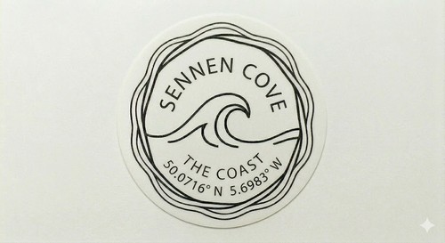 Sennen cove coordinates vinyl - sennen,
