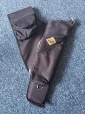 Cartel Doo Sung -  3 Tube Belt Quiver - Black with 2 Pockets - Used but Good 