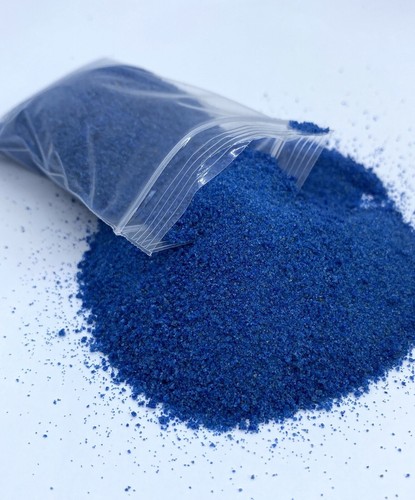 Blue decorative coloured sand - blue,