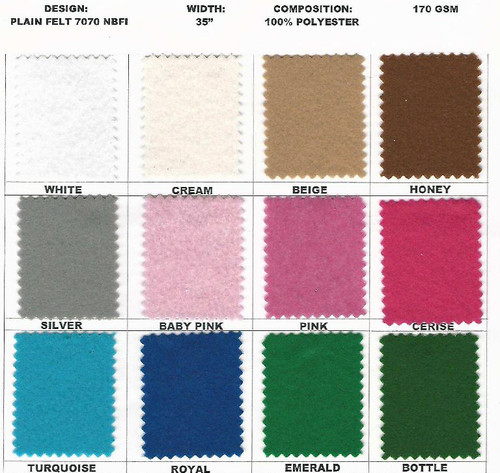 Plain felt arts - felt,