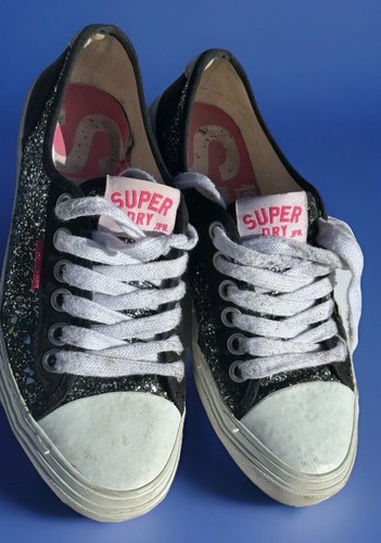 Ladies black silver - silver, glitter