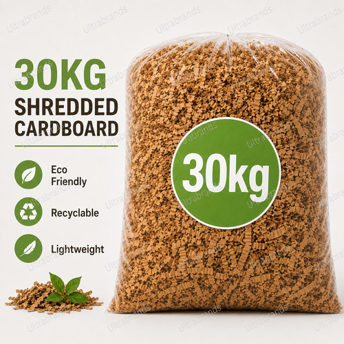 30kg shredded cardboard - shredded, void