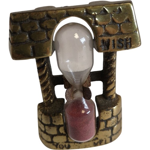Vintage brass wishing well - vintage,