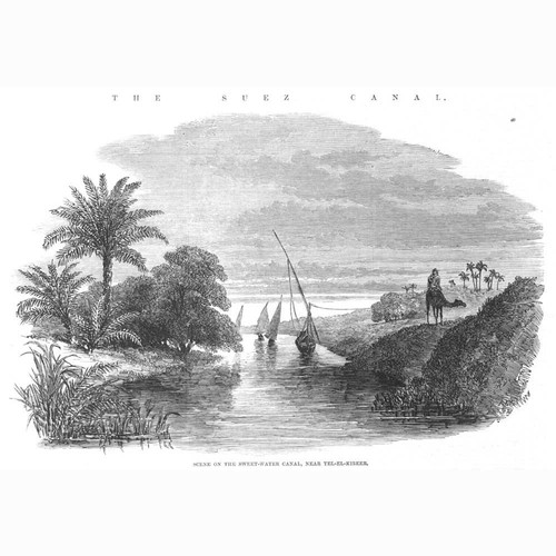 Suez canal sweet - water,