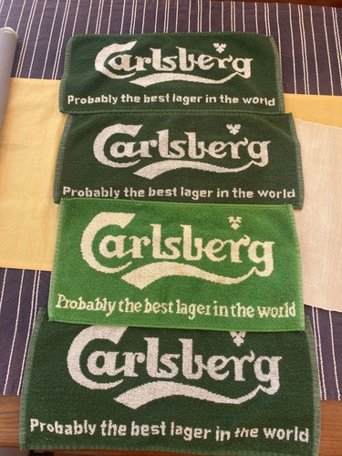 Carlsberg beer bar towels - 4,