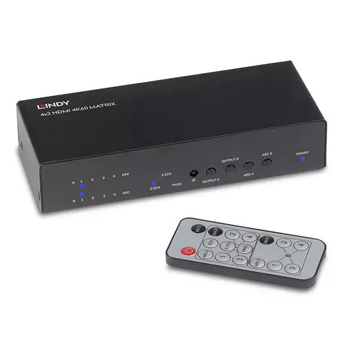 Lindy 4x2 hdmi 4k60 - lindy, matrix,