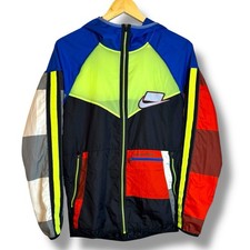 Ultra Rare Nike Wild Run Meekz Running Patchwork Jacket Windbreaker Small Swoosh