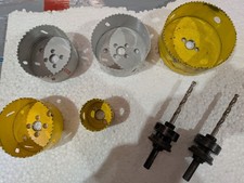 Kennedy & Bosch hole saw various sizes and 2 harbors