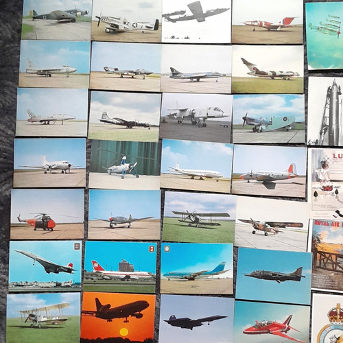 Military aircraft postcards - military,