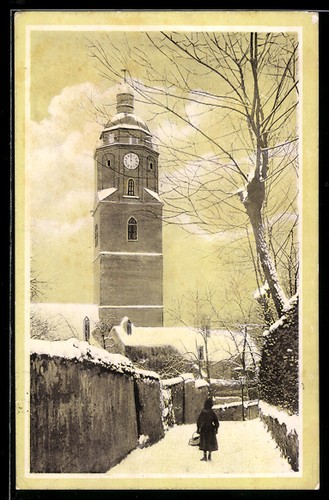Postcard meissen street - meissen,,