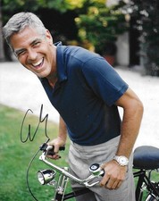 George Clooney Signed 10x8