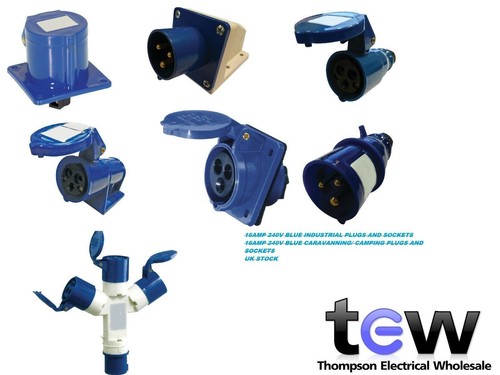 240v 16amp 3pin blue - 240v,