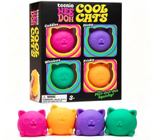Needoh Teenie Cool Cats 4-Pack