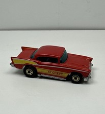 Hot Wheels '57 Chevy Red body Yellow striping Car 1976 Diecast Toy Model Vehicle