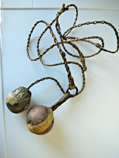 Antique South American Gaucho bolas boleadoras, hunting lasso
