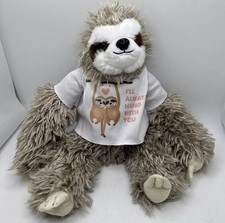 In-Float-Ables Sloth Soft Stuffed Toys Plush ‘I’ll Always Hang With You’ t shirt