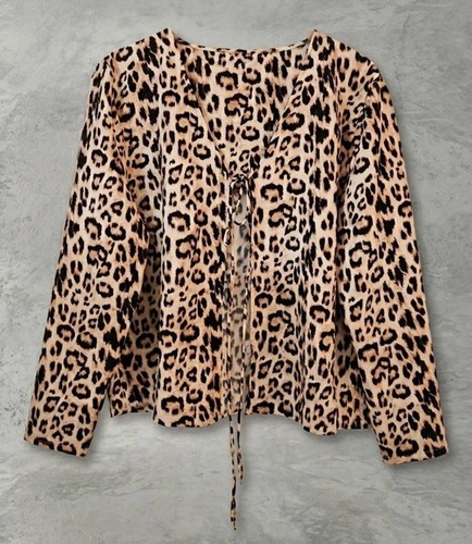 Size leopard print tie - tu,