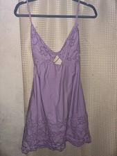 Zara Lilac Backless Mini Dress