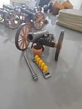 Vintage Playmobil Artillery Cannon WITH Bucket and Accessories