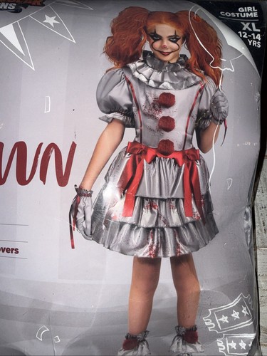 Girls clown pennywise - girls, l