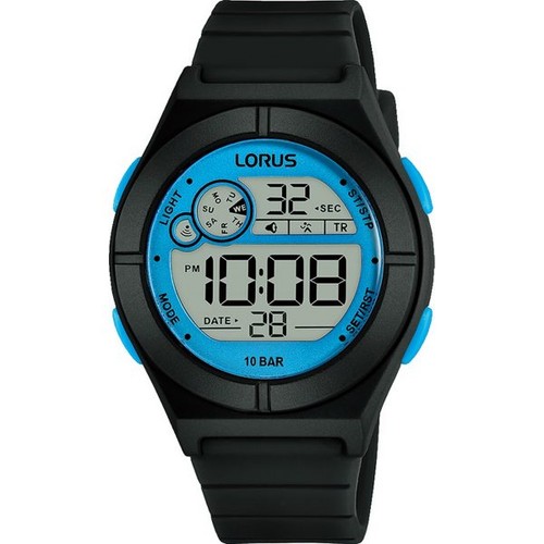 Lorus kids digital black blue - kids,